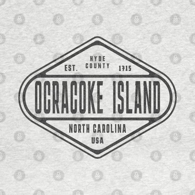 Ocracoke Island, NC Summertime Weathered Sign by Contentarama